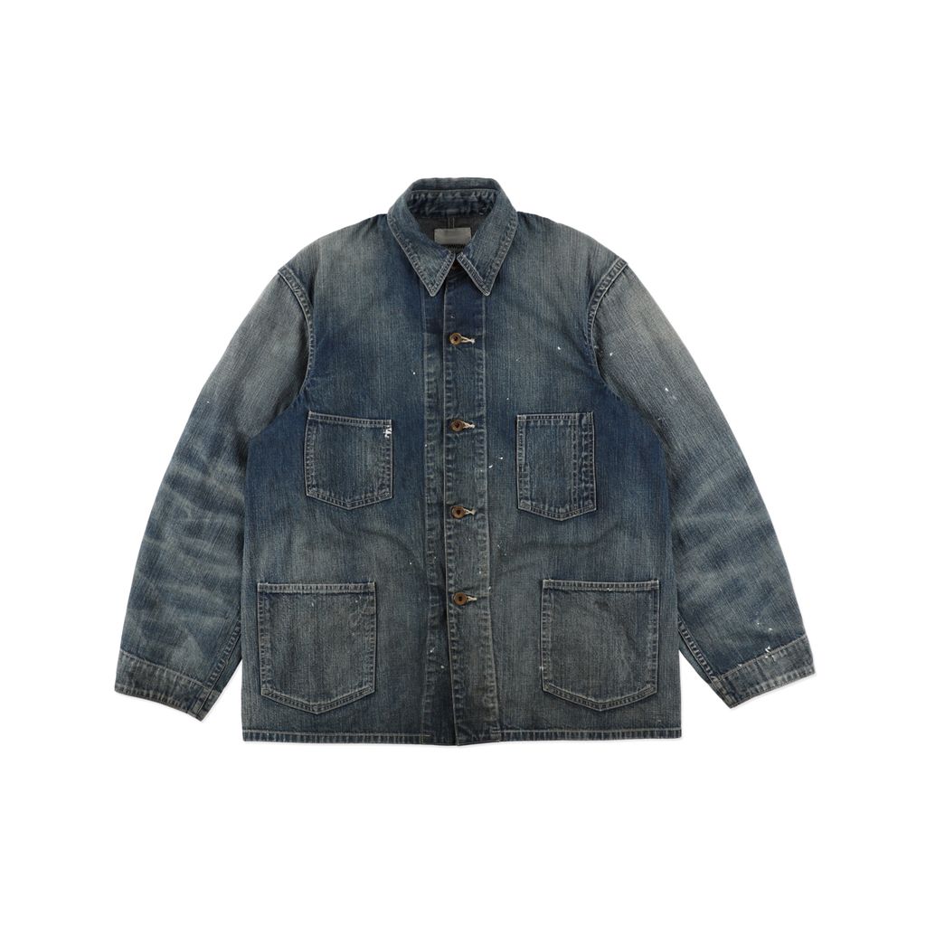BOW WOW HERITAGE DENIM CHORE COAT AGED
