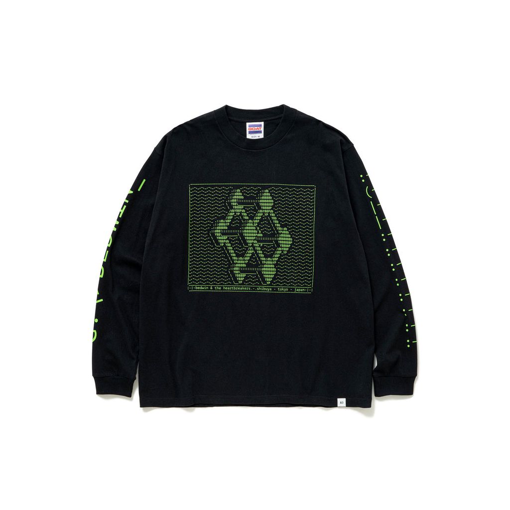 BEDWIN & THE HEARTBREAKERS L/S PRINTED TEE "JAH"