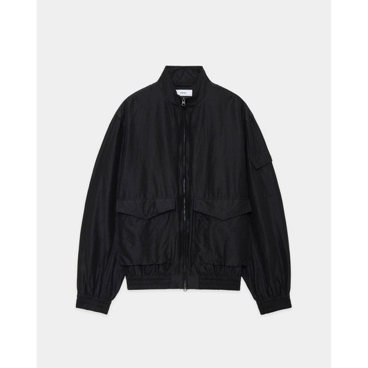 marka Wool Silk High Count Typewriter Flight Jacket