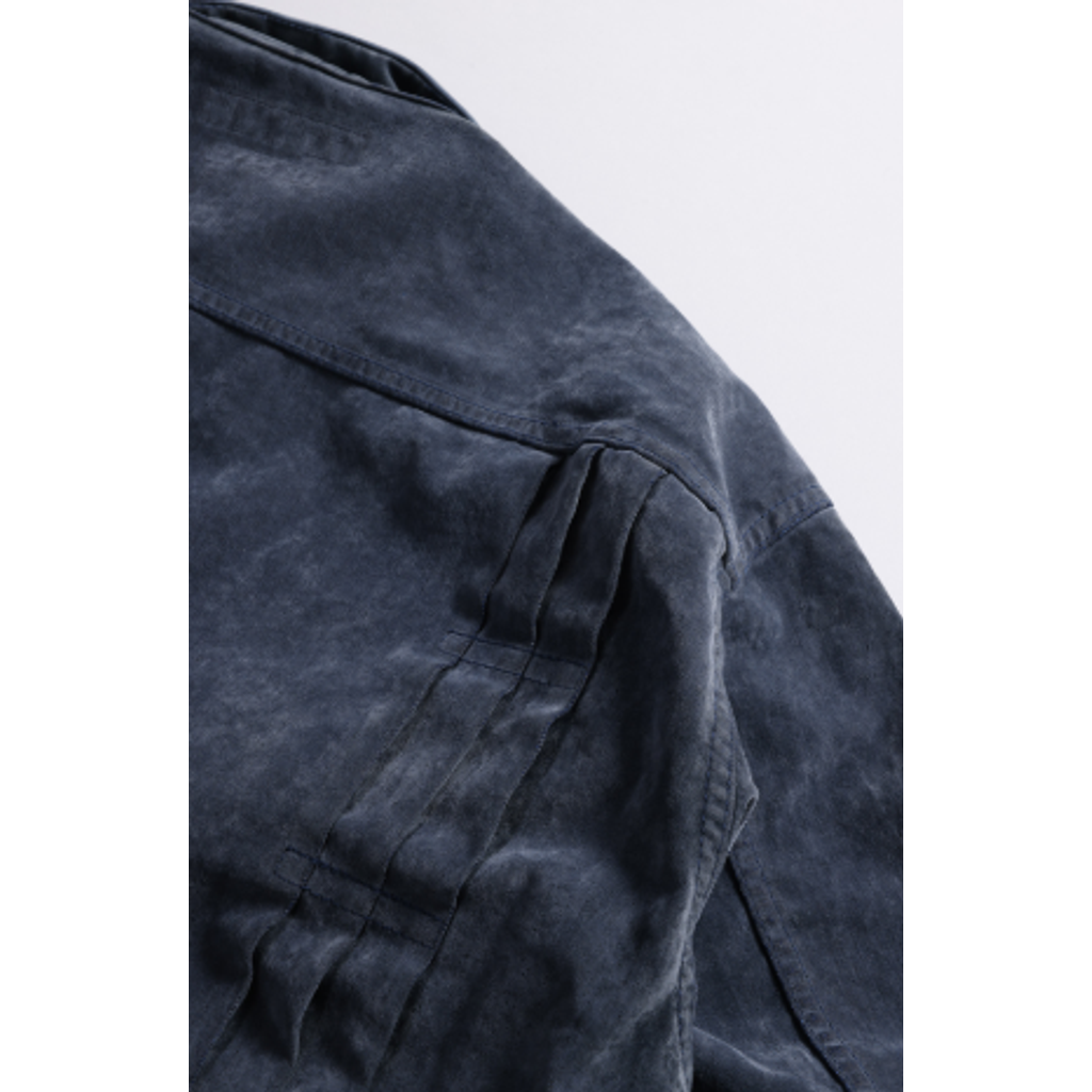 FDMTL FA26JK54U FLOCK LEATHER JACKET 3YR WASH