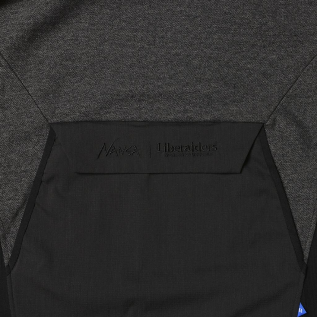 NANGA X LIBERAIDERS  ECO HYBRID HOODIE