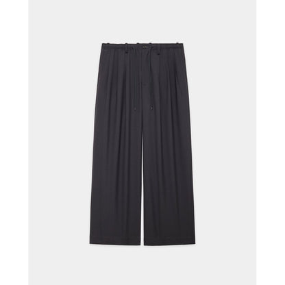 MARKAWARE   ORGANIC WOOL 2/80 TROPICAL TRIPLE PLEATED EASY TROUSERS
