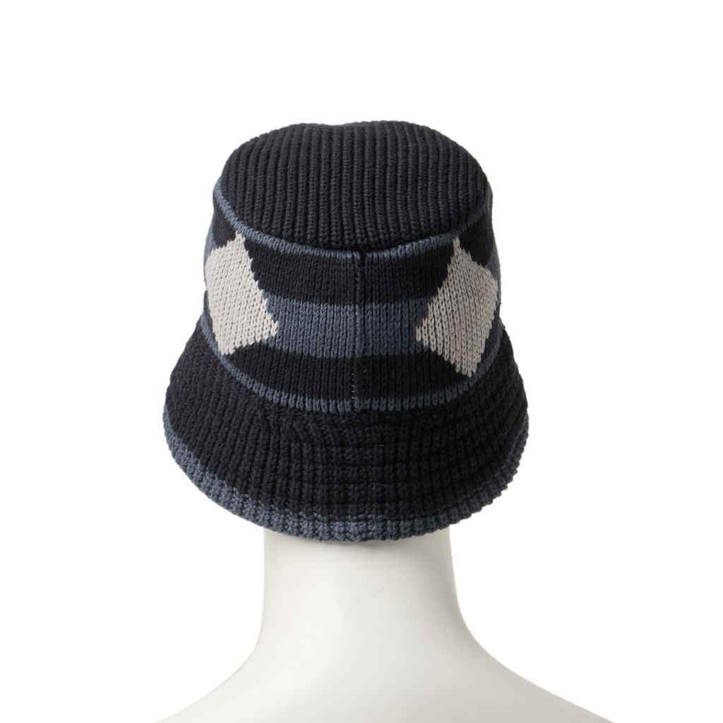 NEW ERA ニットバケット ダイヤモンド ブラック グラファイト  14667671