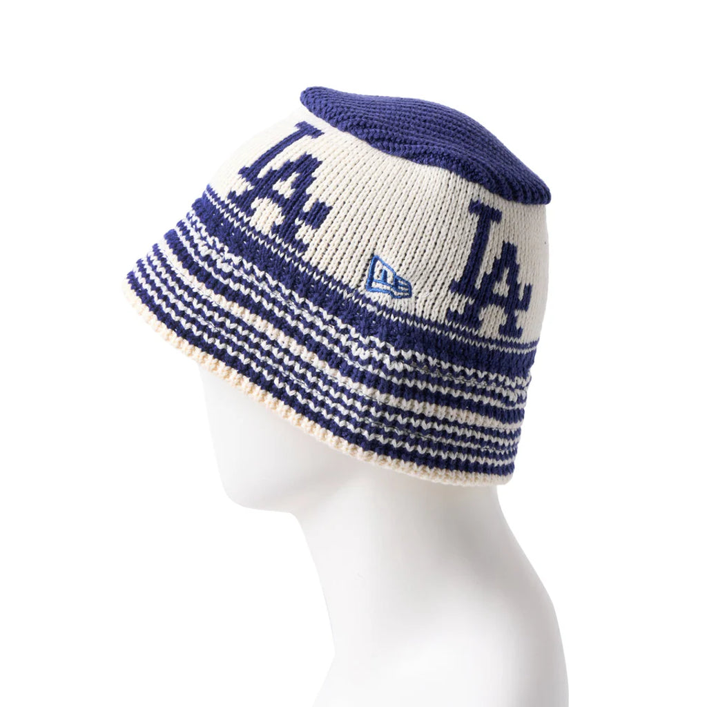 NEW ERA ニットバケット ロサンゼルスドジャース インディゴブルー/クローム 14667669