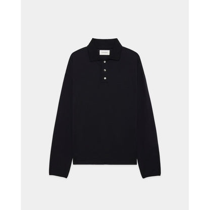 MARKAWARE Super 160s Wool Washable Knit / Long Sleeve Polo