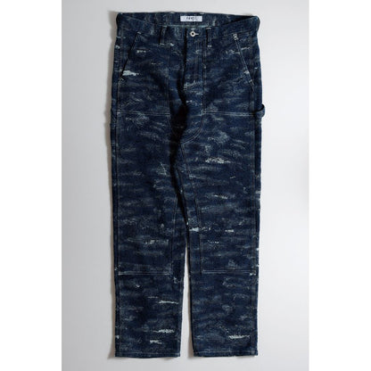 FDMTL  JACQUARD PAINTER PANTS RINSE