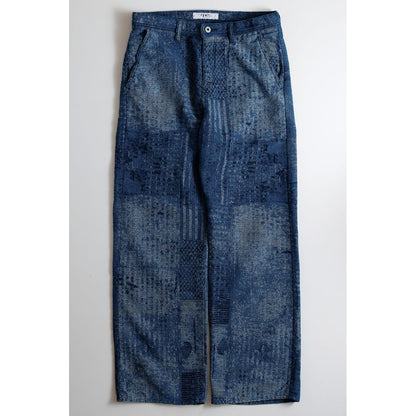 FDMTL BORO JAQUARD WIDE PANTS RINSE
