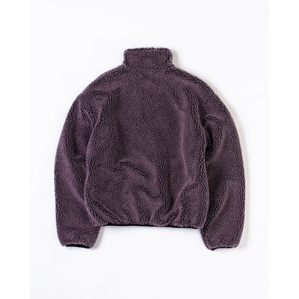 ANACHRONORM REVERSIBLE BOA JACKET PURPLE