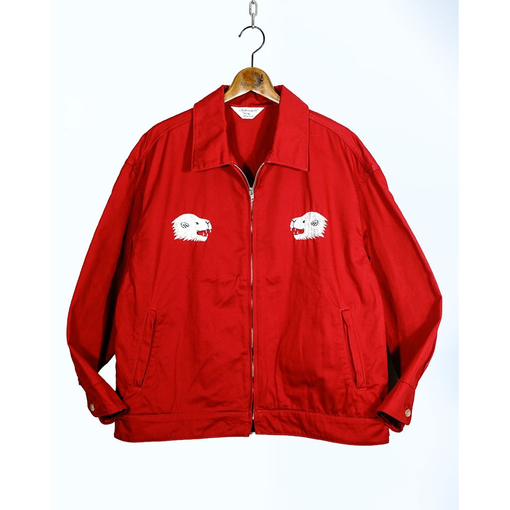 ANDFAMILYS Chino Cloth Work Jacket - Polar Bear -
