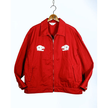 ANDFAMILYS Chino Cloth Work Jacket - Polar Bear -