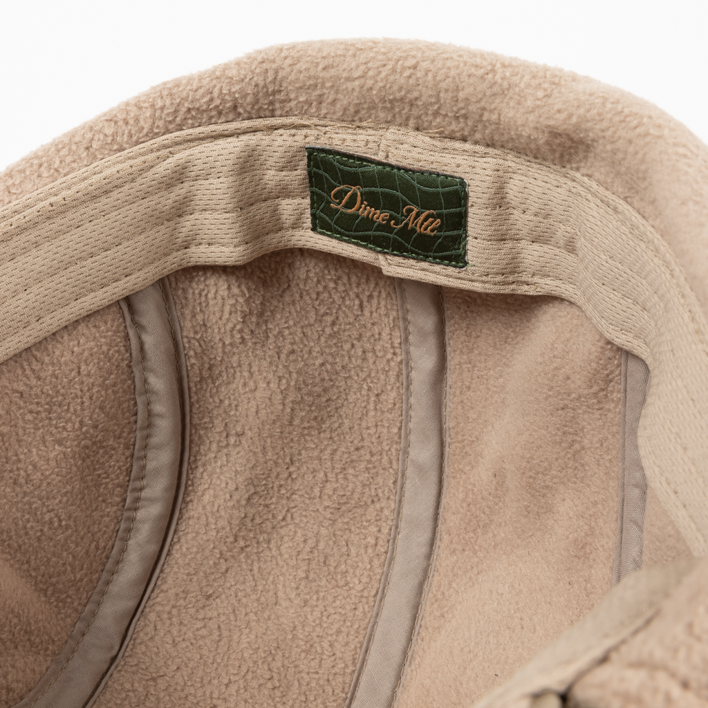 Dime Cursive Earflap Cap  Black