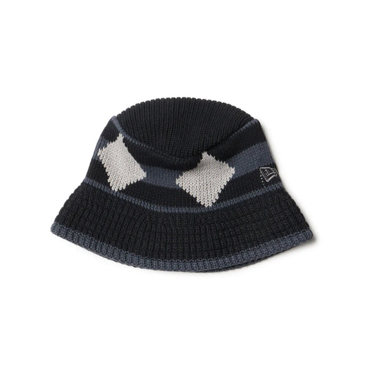 NEW ERA ニットバケット ダイヤモンド ブラック グラファイト  14667671