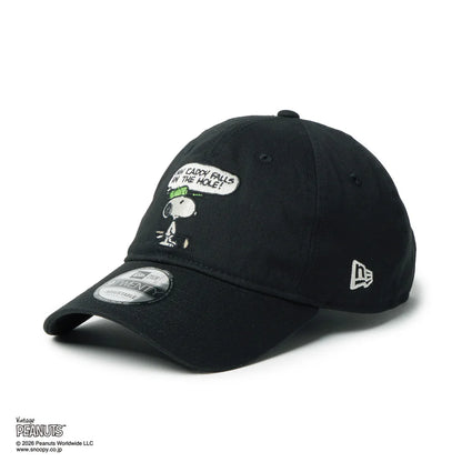 NEW ERA 9TWENTY Vintage PEANUTS ピーナッツ GOLF スヌーピー ウッドストック ブラック 14865329