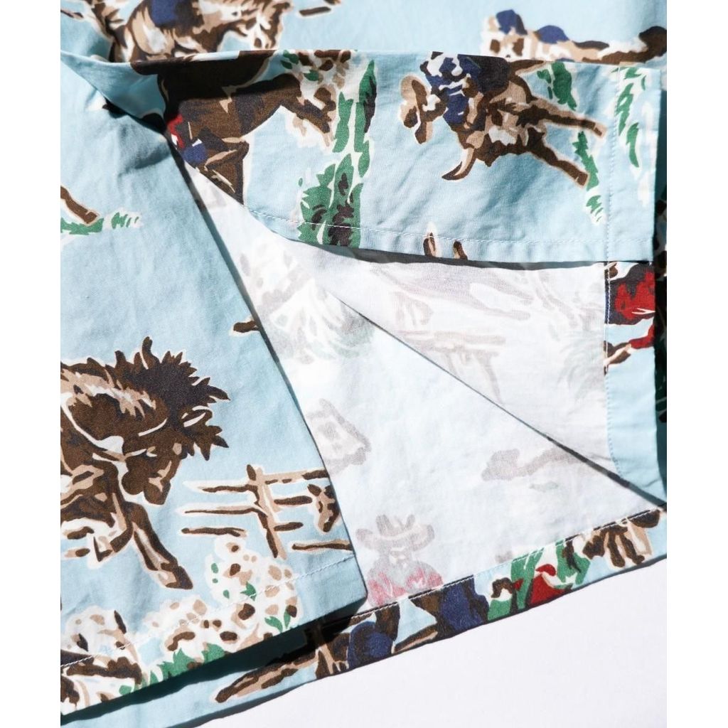 TOWNCRAFT  PRINTED PAJAMA JACKET
