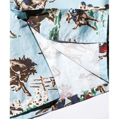 TOWNCRAFT  PRINTED PAJAMA JACKET