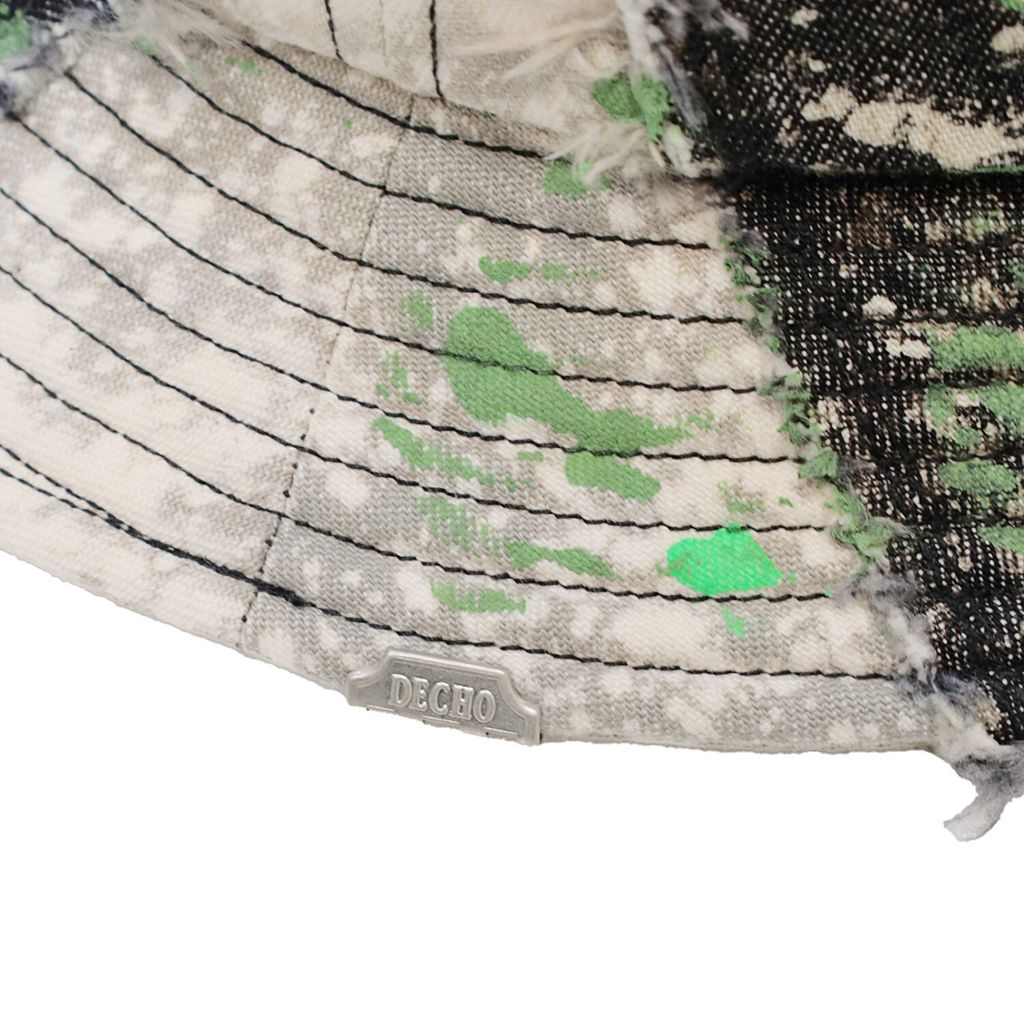DECHO  BLEACH & CRASH COLOR BUCKET HAT
