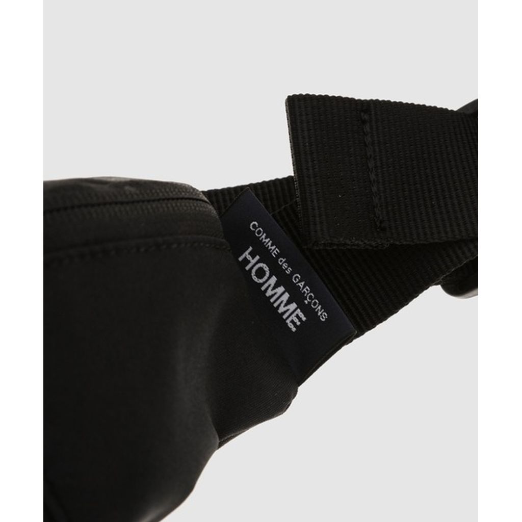 COMME des GARCONS HOMME POLYESTER CORDURA WAIST BAG（BLACK）