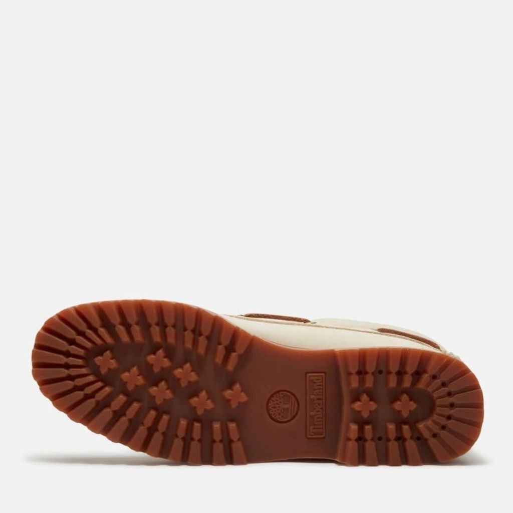 Timberland スリーアイ(3eye) ラグ ハンドソーン ボート シューズ メンズ (ライトベージュ）