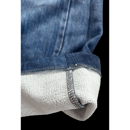 TALKING ABOUT THE ABSTRACTION DENIM PRINT STRIGHT PT