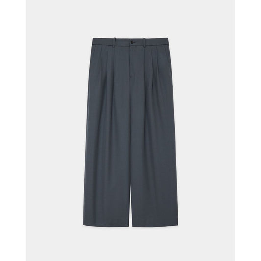 MARKAWARE Organic Wool Survival Cloth® Triple Pleated Wide Trousers