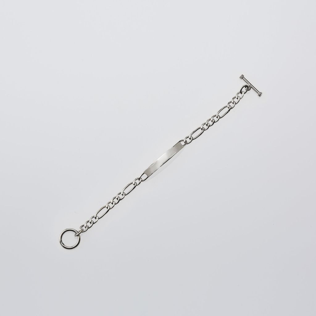 XOLO JEWELRY  ID Figaro Link Bracelet 6mm-19cm