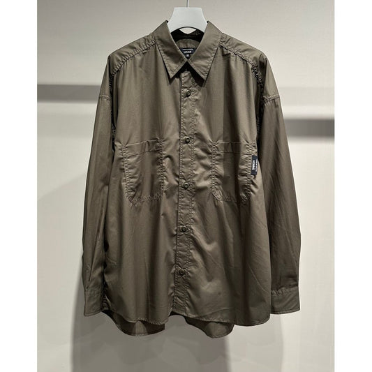 COMME des GARCONS HOMME COTTON LIPCLOTH SHIRTS（KAHKI）
