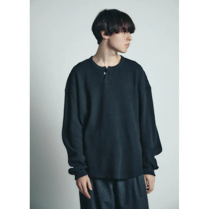 is-ness Thermal Henley Long-sleeve Shirt
