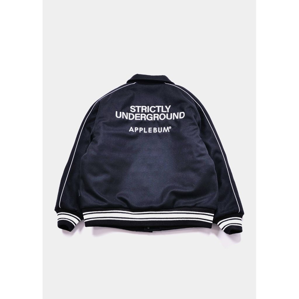 APPLEBUM COLLARED MELTON STADIUM JACKET / 2520604
