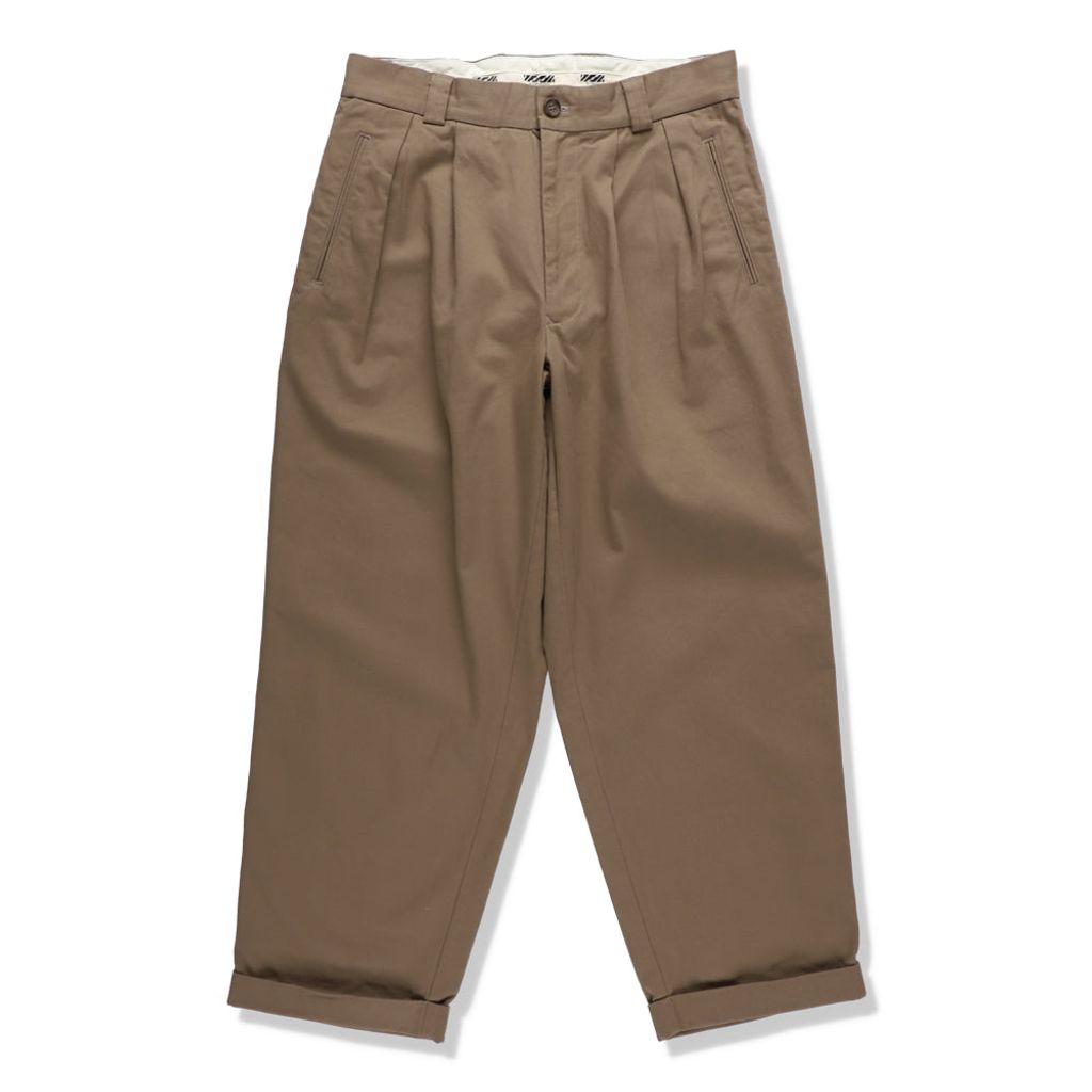 is-ness KERSEY STRAIGHT PANTS – MAROON WEBSTORE