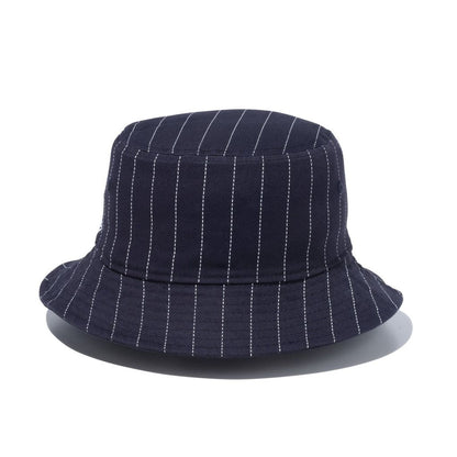 NEW ERA バケット01 リバーシブル MLB Reversible Hat ニューヨーク・ヤンキース ネイビー/ネイビーストライプ