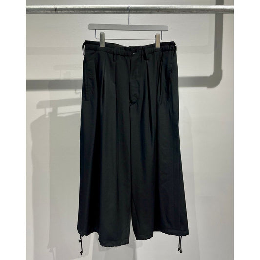 Ground Y WOOL GABARDINE BALLOON PANTS