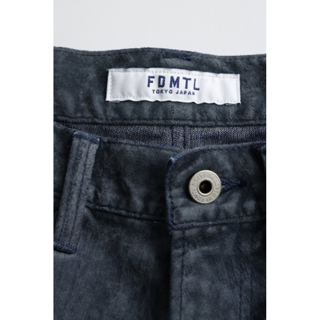 FDMTL FA26PN54U FLOCK LEATHER HAKAMA PANTS 3YR WASH