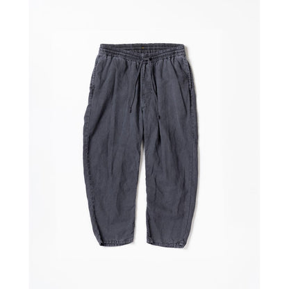 ANACHRONORM PIGMENT DYED LINEN TAPERED EASY PANTS