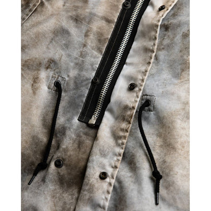 ANACHRONORM  DIRTPAINT NYLON MODS COAT WHITE