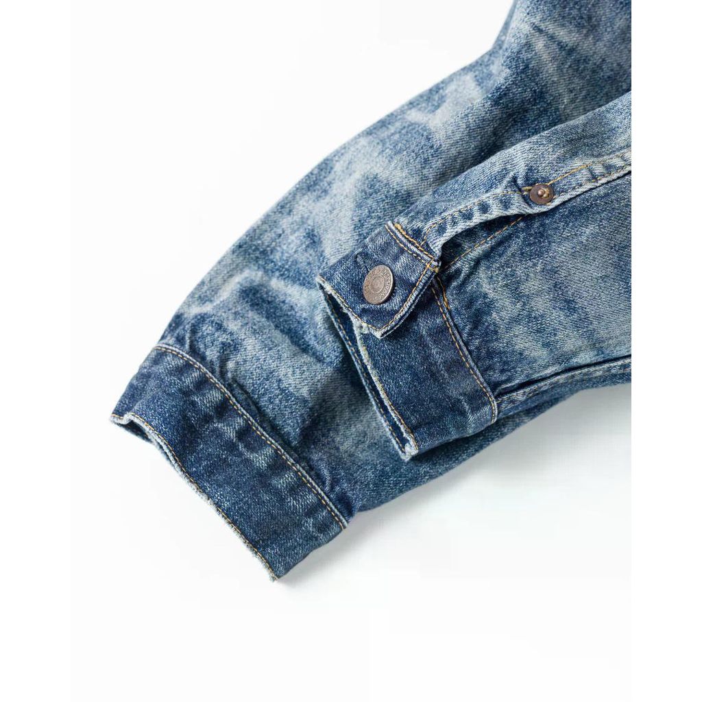 ANACHRONORM  AGING DOUBLE POCKET DENIM JACKET INDIGO