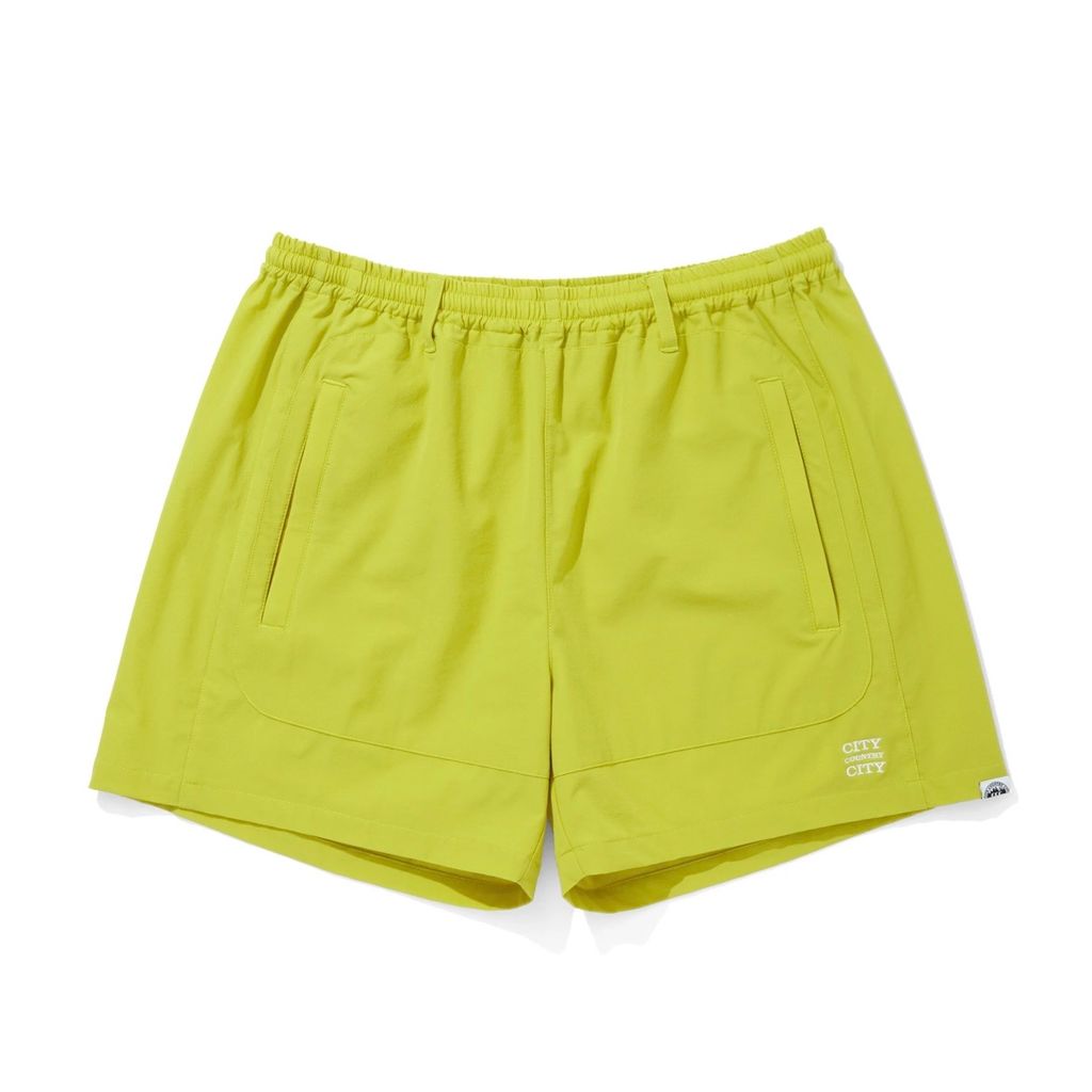 CITY COUNTRY CITY EMBROIDERD LOGO STRECH NYLON EASY SHORTS