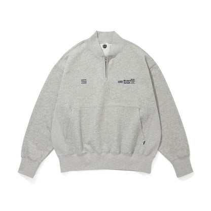 CITY COUNTRY CITY EMBROIDERED LOGO HALF ZIP SWEATSHIRT_UREI