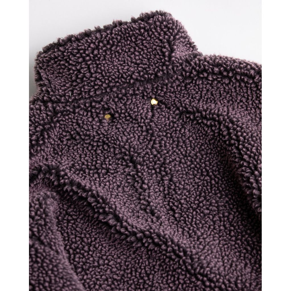 ANACHRONORM REVERSIBLE BOA JACKET PURPLE
