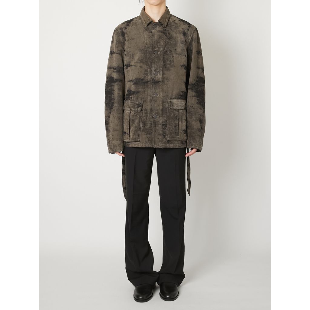 TAAKK MOLE JACQUARD DENIM BLOUSON