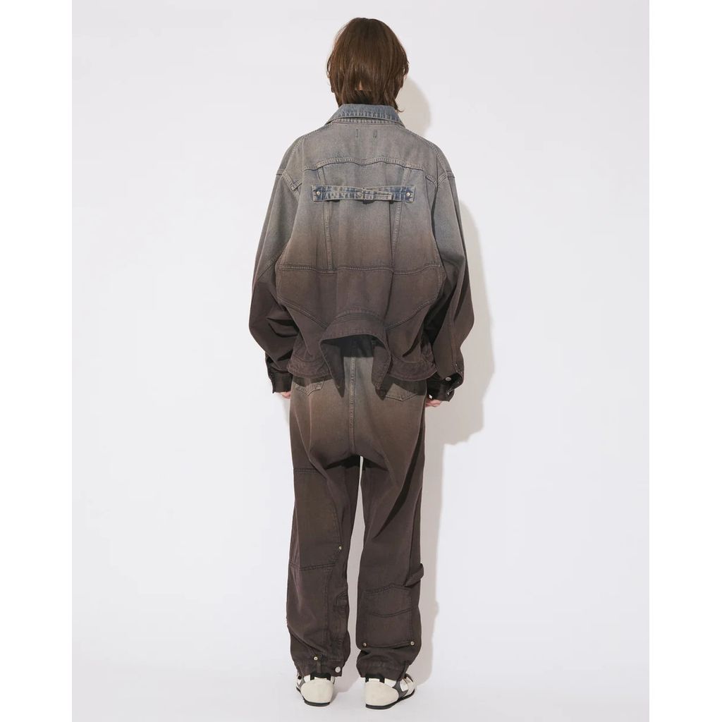 beautiful people double-end selvedge denim blouson gradation