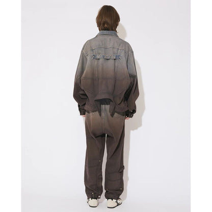 beautiful people double-end selvedge denim blouson gradation