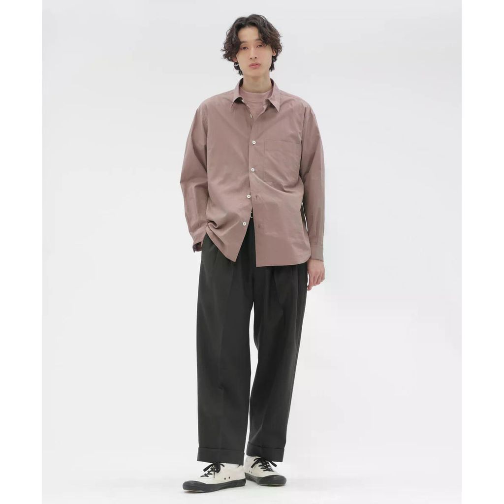 MARGARET HOWELL DOUBLE TWISTED WOOL TROUSERS