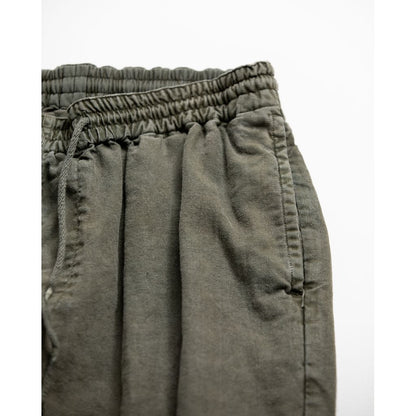 ANACHRONORM PIGMENT DYED LINEN TAPERED EASY PANTS