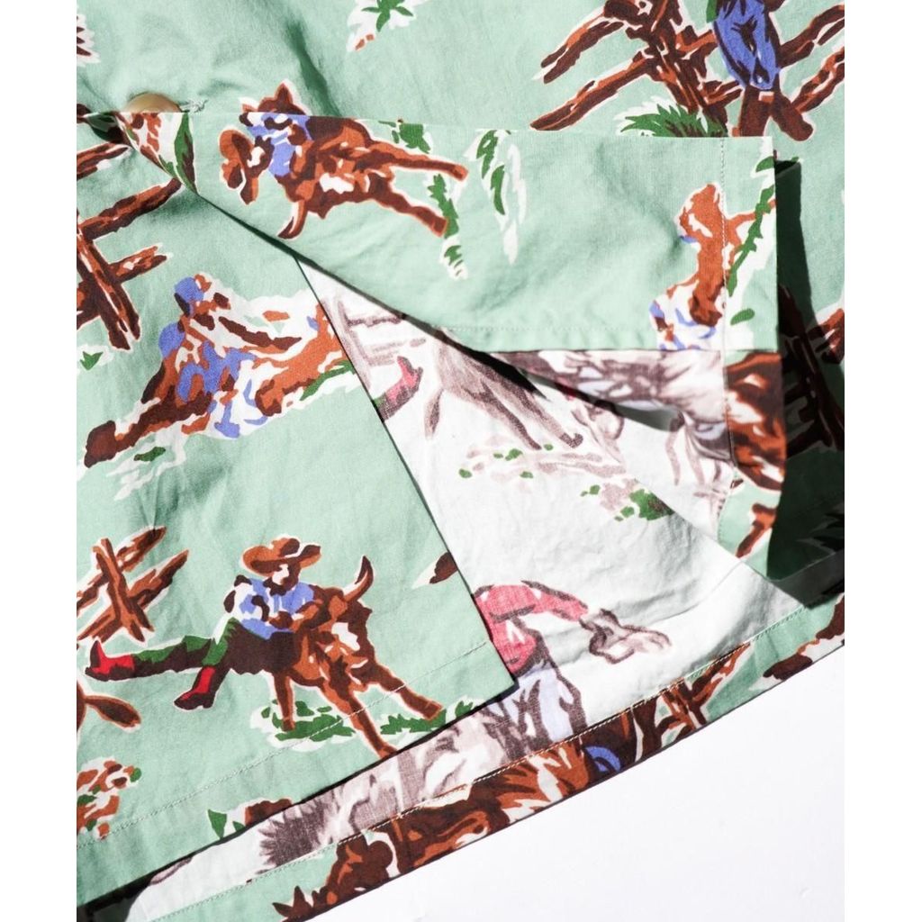 TOWNCRAFT  PRINTED PAJAMA JACKET