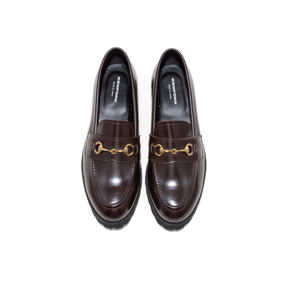 KENFORD MENS TANK SOLE BIT LOAFERS / WINE
