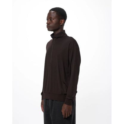 marka  Super 100s Washable Wool Jersey / Half-Zip Stand