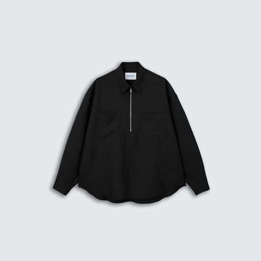 MAGIC STICK THE CORE HALF ZIP SHIRT (BLACK) 26FW-MS8-003