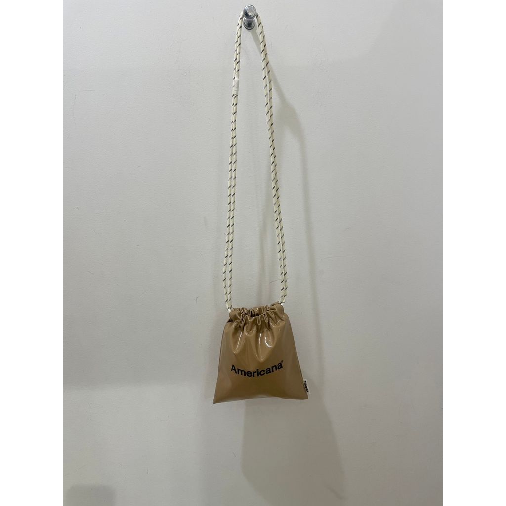 Americana TEMBEA PVCコーティング 巾着バッグ