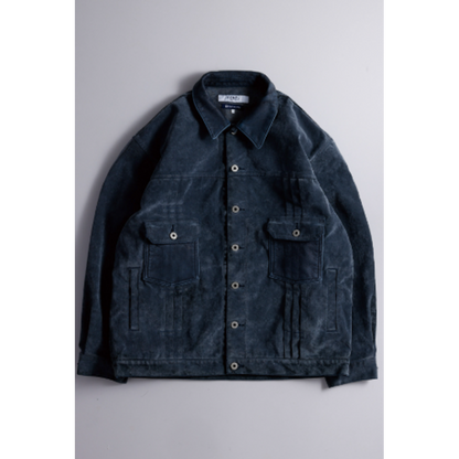 FDMTL FA26JK54U FLOCK LEATHER JACKET 3YR WASH
