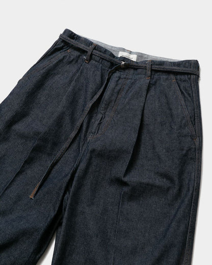 beautiful people left hand twill tuck denim pants
